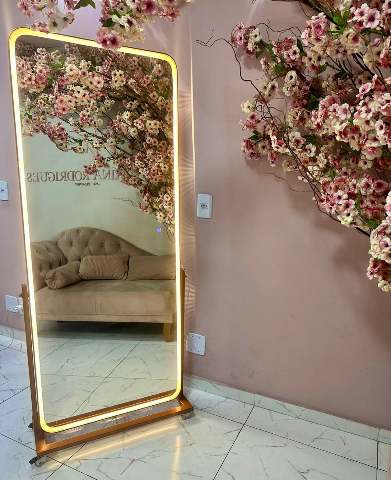 Espelho Wonder Frontled cantos copos